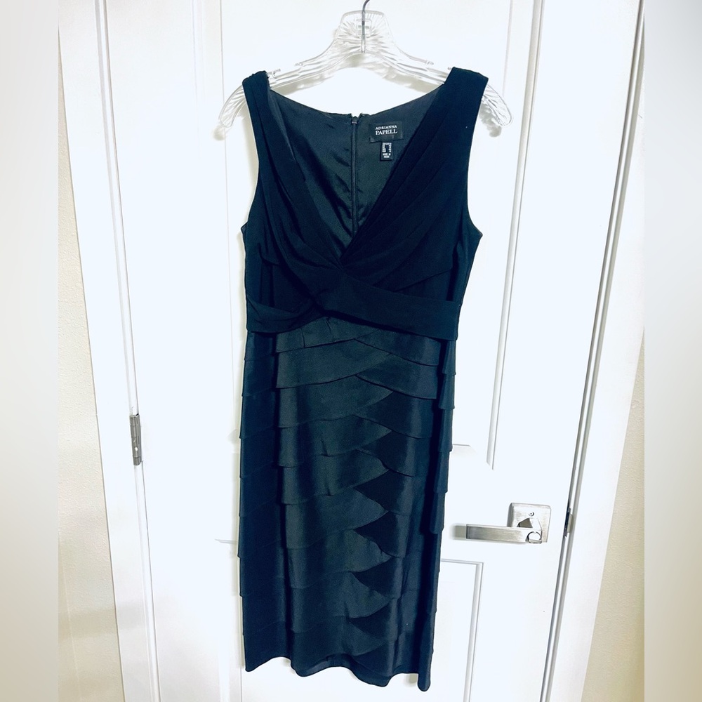 Adrianna Papell Formal Black Dress Women’s size 10